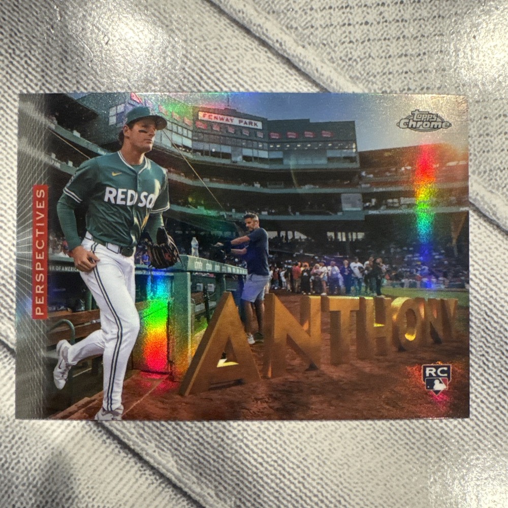 Topps Chrome Roman Anthony Perspective Refractor P-2 Red Sox RC